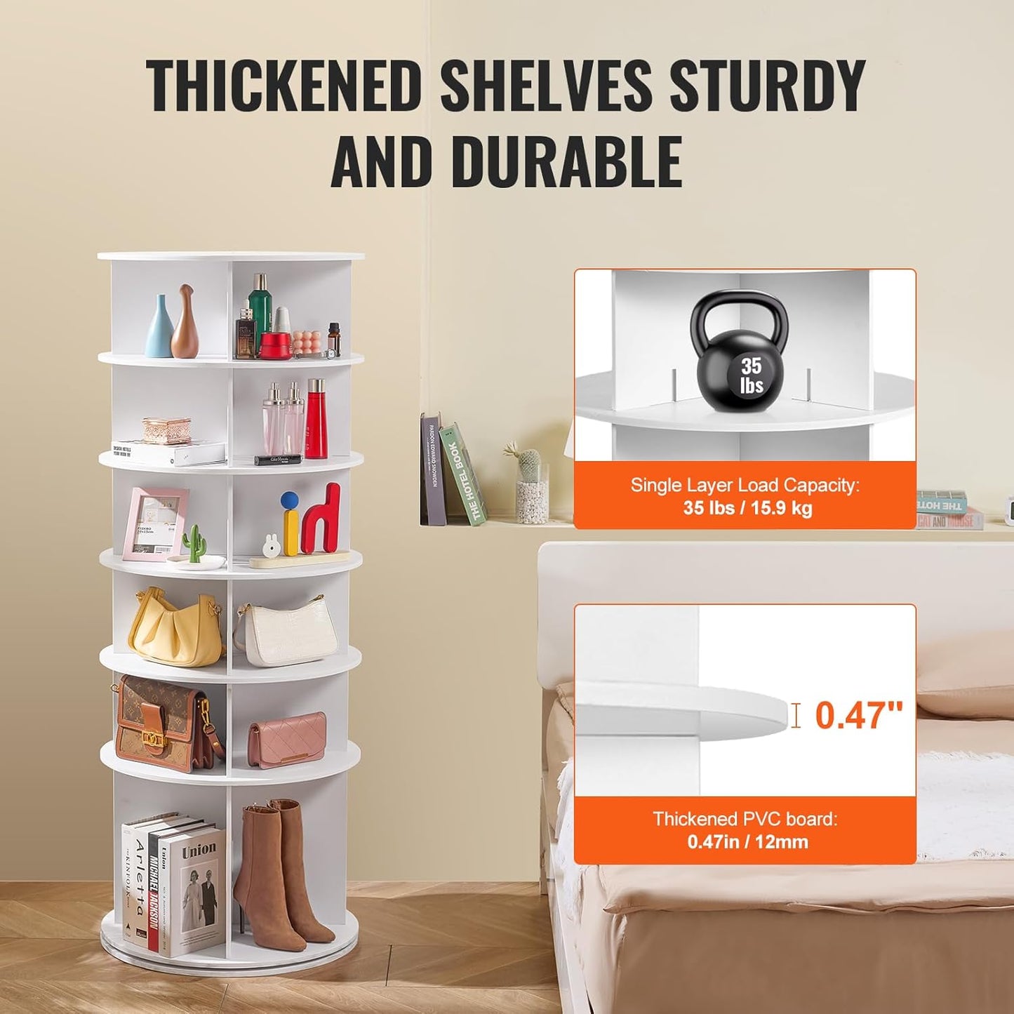 Rotating Shoe Tower