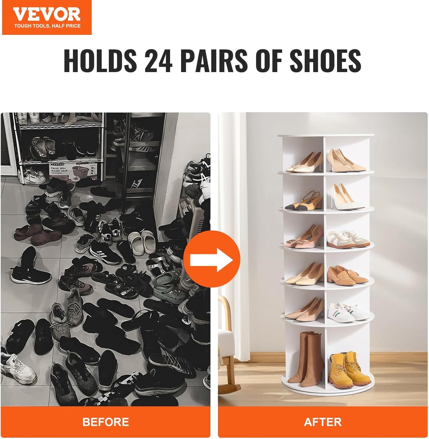Rotating Shoe Tower
