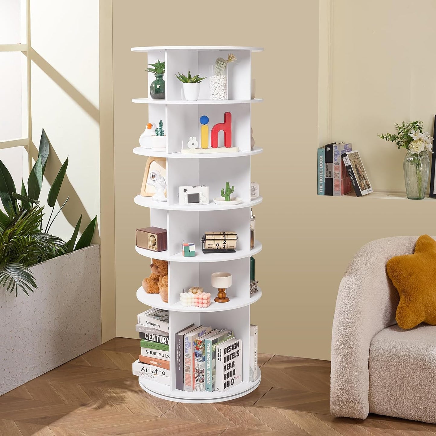 Rotating Shoe Tower